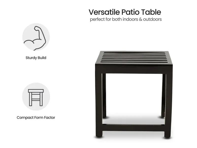 Crest Balcony Stool   Small